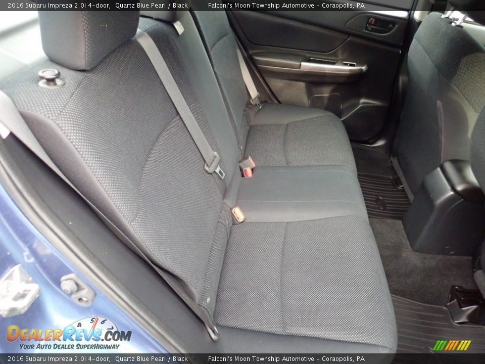 2016 Subaru Impreza 2.0i 4-door Quartz Blue Pearl / Black Photo #13