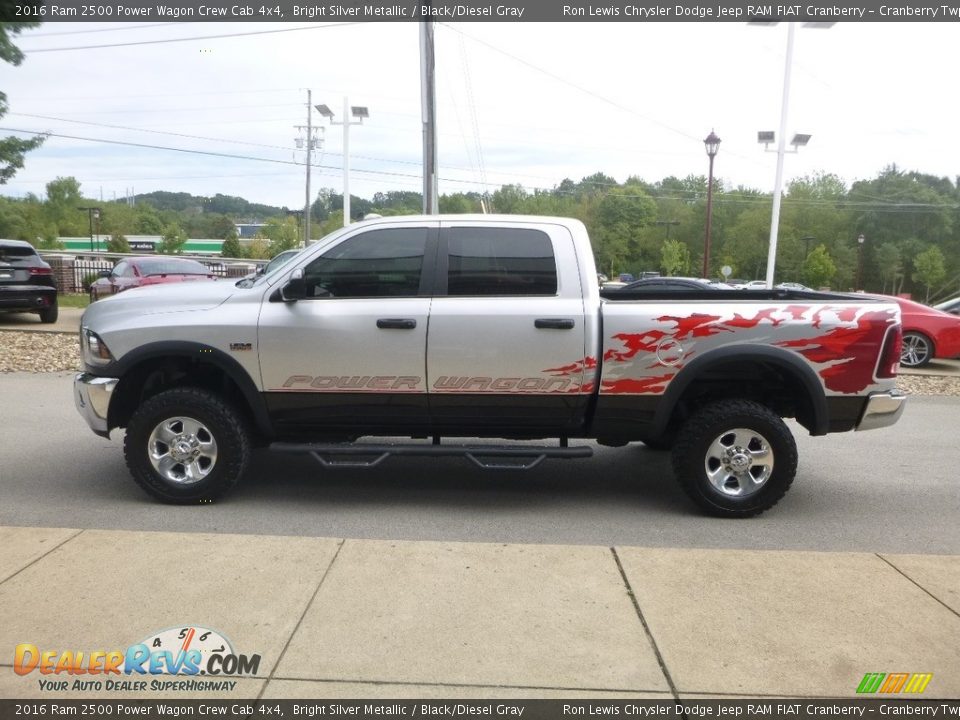 2016 Ram 2500 Power Wagon Crew Cab 4x4 Bright Silver Metallic / Black/Diesel Gray Photo #6
