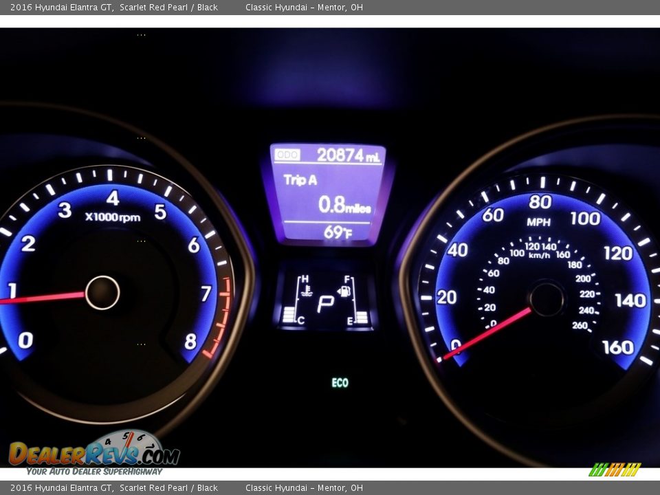2016 Hyundai Elantra GT Scarlet Red Pearl / Black Photo #7