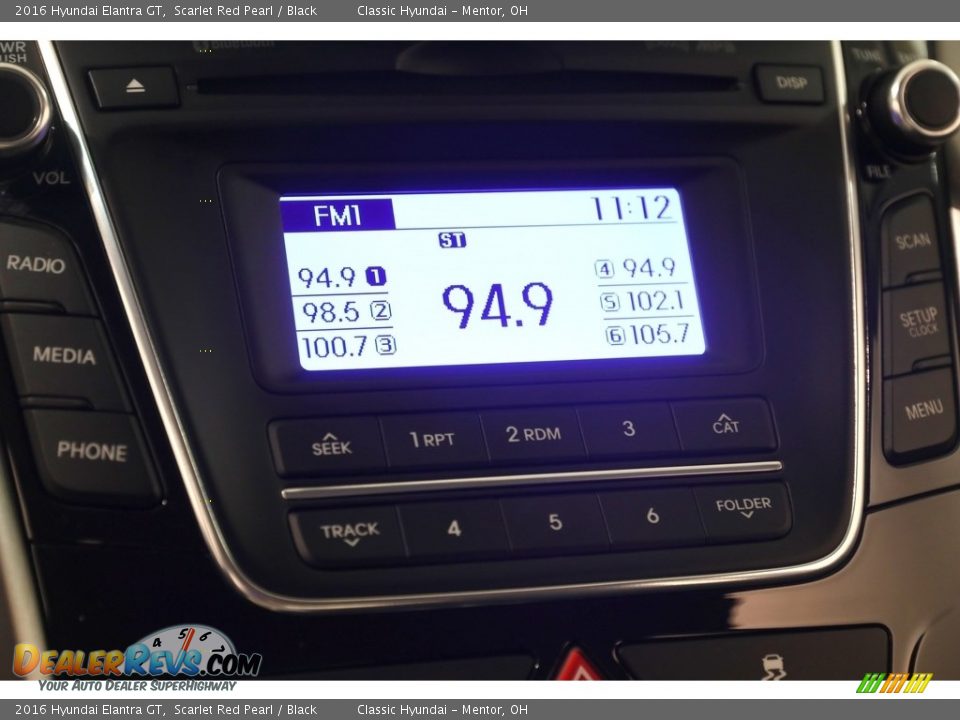 2016 Hyundai Elantra GT Scarlet Red Pearl / Black Photo #9