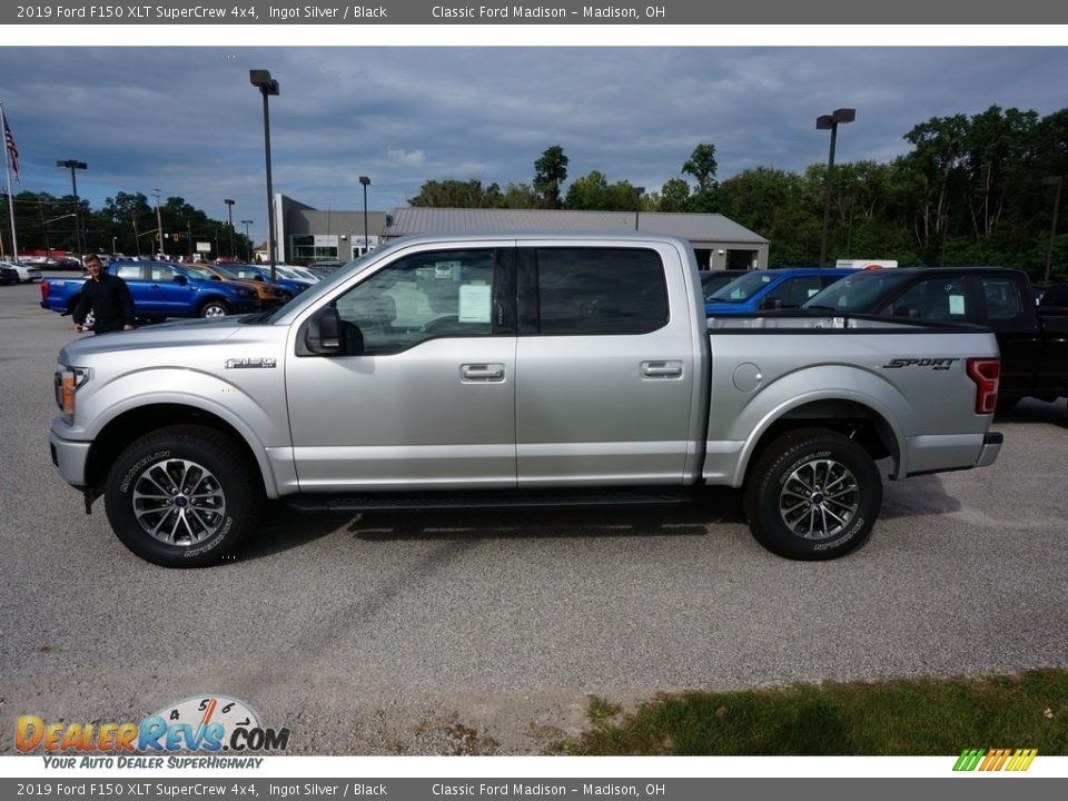 2019 Ford F150 XLT SuperCrew 4x4 Ingot Silver / Black Photo #2