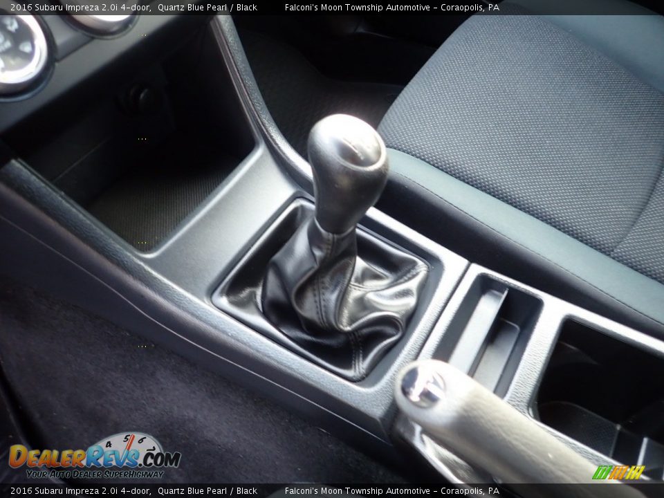 2016 Subaru Impreza 2.0i 4-door Quartz Blue Pearl / Black Photo #19