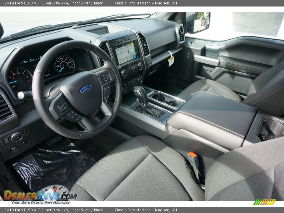 2019 Ford F150 XLT SuperCrew 4x4 Ingot Silver / Black Photo #4