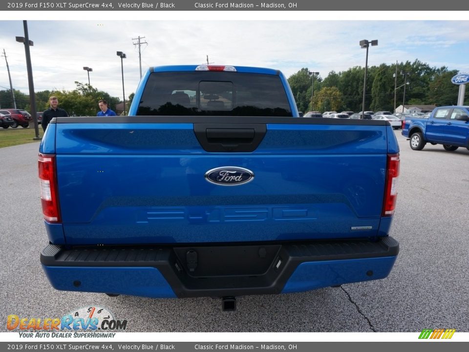 2019 Ford F150 XLT SuperCrew 4x4 Velocity Blue / Black Photo #3