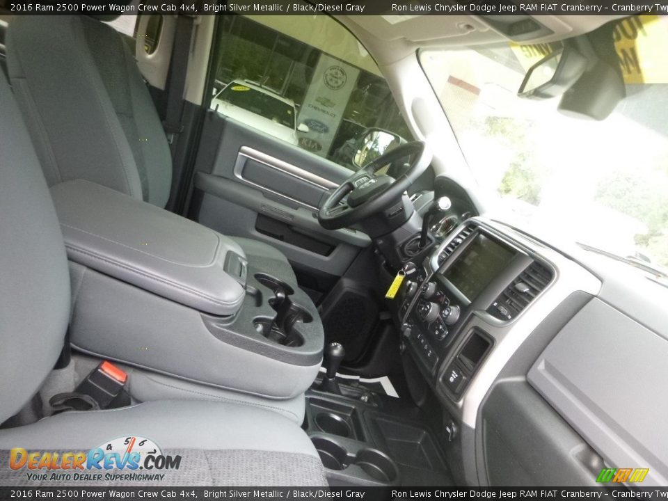 2016 Ram 2500 Power Wagon Crew Cab 4x4 Bright Silver Metallic / Black/Diesel Gray Photo #12