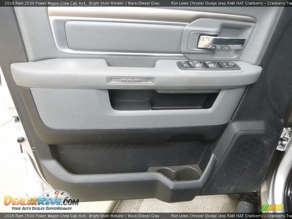 2016 Ram 2500 Power Wagon Crew Cab 4x4 Bright Silver Metallic / Black/Diesel Gray Photo #15