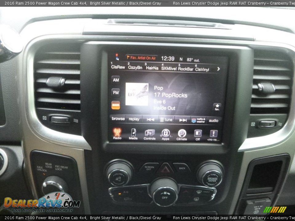 2016 Ram 2500 Power Wagon Crew Cab 4x4 Bright Silver Metallic / Black/Diesel Gray Photo #17