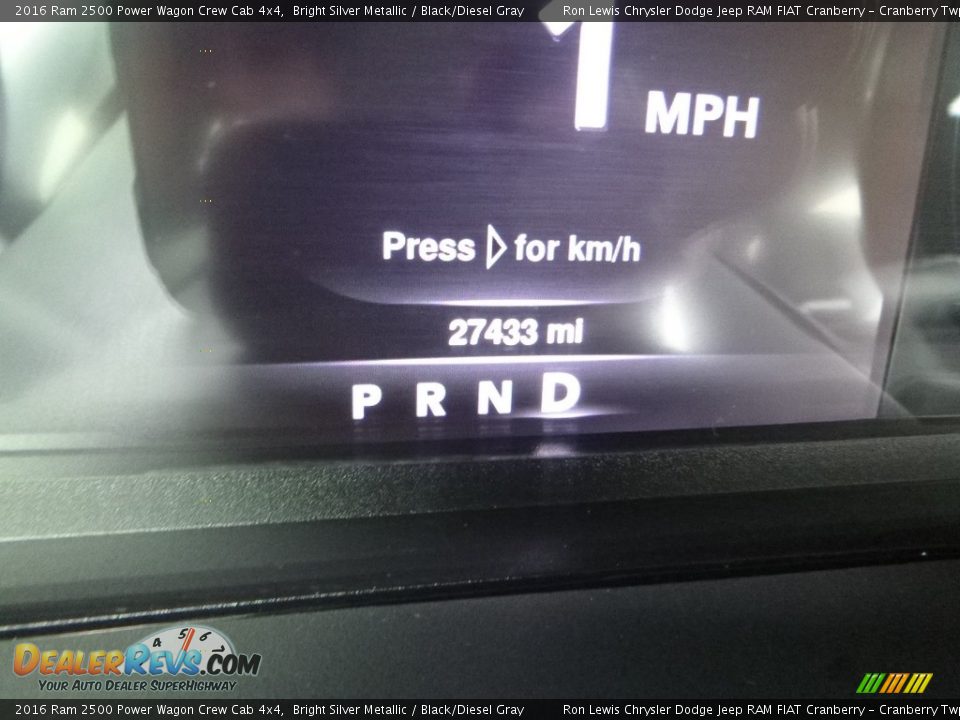 2016 Ram 2500 Power Wagon Crew Cab 4x4 Bright Silver Metallic / Black/Diesel Gray Photo #19