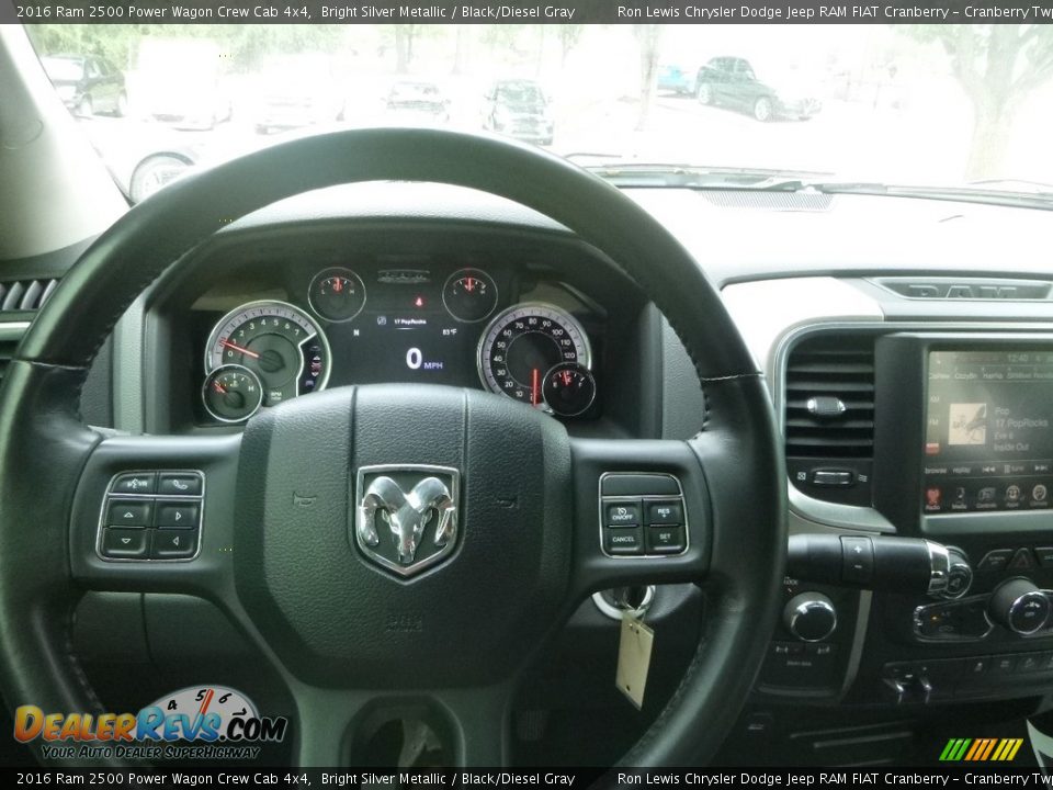2016 Ram 2500 Power Wagon Crew Cab 4x4 Bright Silver Metallic / Black/Diesel Gray Photo #20