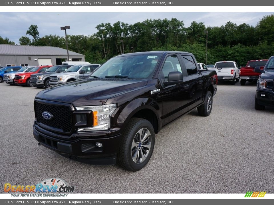 2019 Ford F150 STX SuperCrew 4x4 Magma Red / Black Photo #1