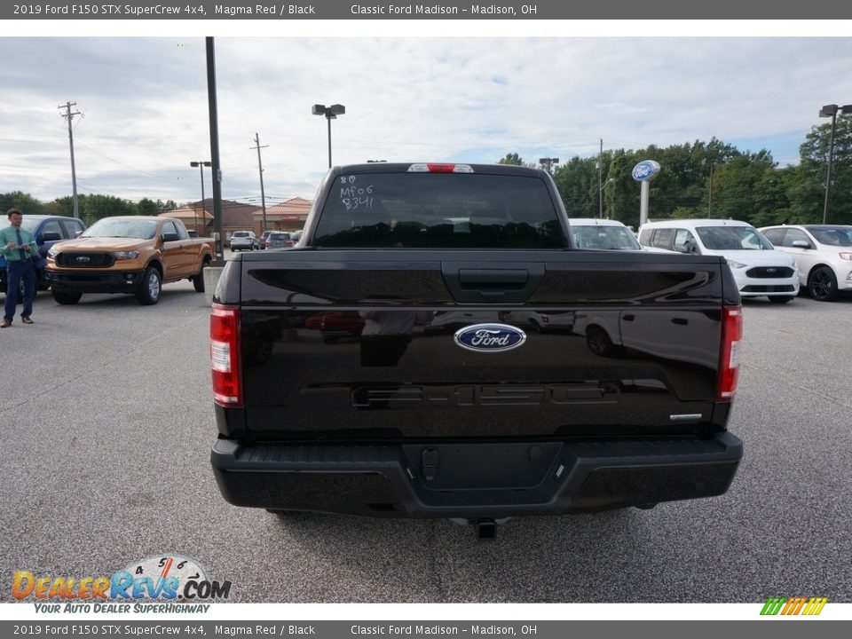 2019 Ford F150 STX SuperCrew 4x4 Magma Red / Black Photo #3