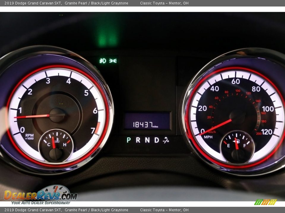 2019 Dodge Grand Caravan SXT Granite Pearl / Black/Light Graystone Photo #8