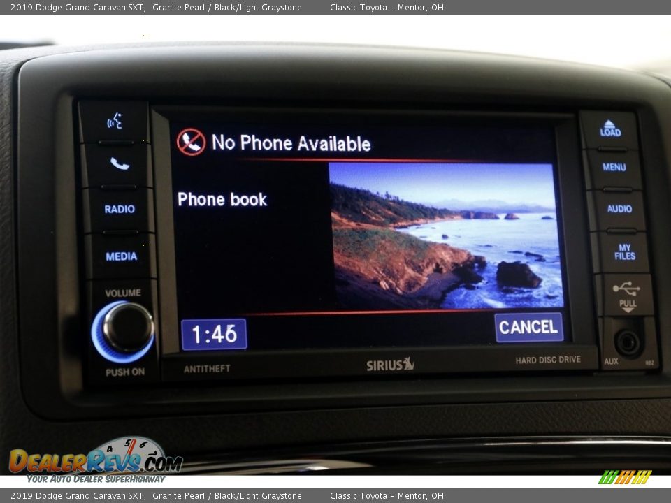 2019 Dodge Grand Caravan SXT Granite Pearl / Black/Light Graystone Photo #12