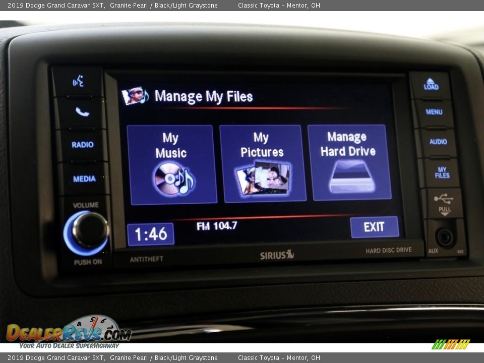 2019 Dodge Grand Caravan SXT Granite Pearl / Black/Light Graystone Photo #13