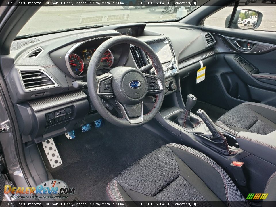 2019 Subaru Impreza 2.0i Sport 4-Door Magnetite Gray Metallic / Black Photo #7