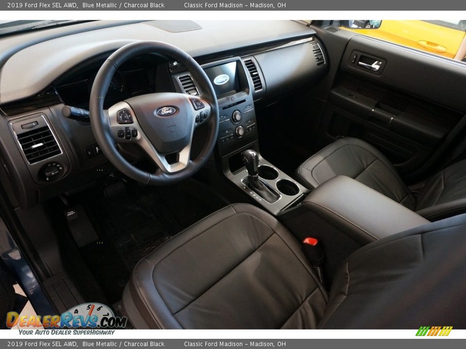 2019 Ford Flex SEL AWD Blue Metallic / Charcoal Black Photo #6