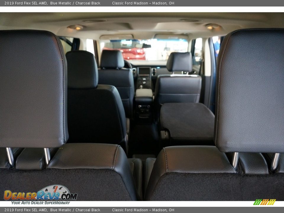 2019 Ford Flex SEL AWD Blue Metallic / Charcoal Black Photo #9