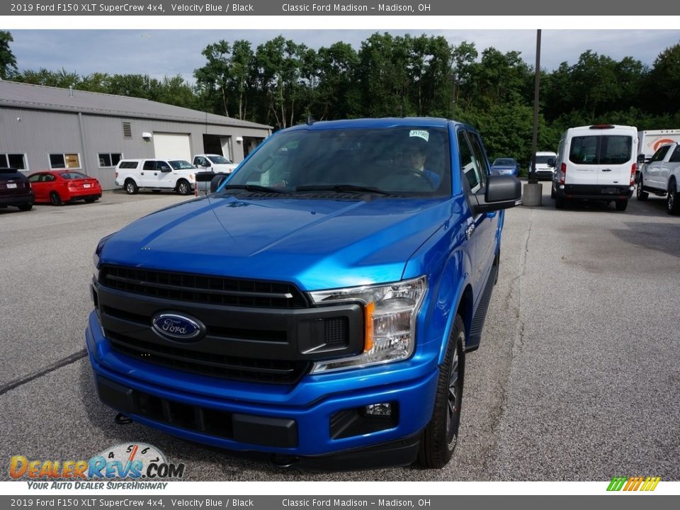 2019 Ford F150 XLT SuperCrew 4x4 Velocity Blue / Black Photo #1