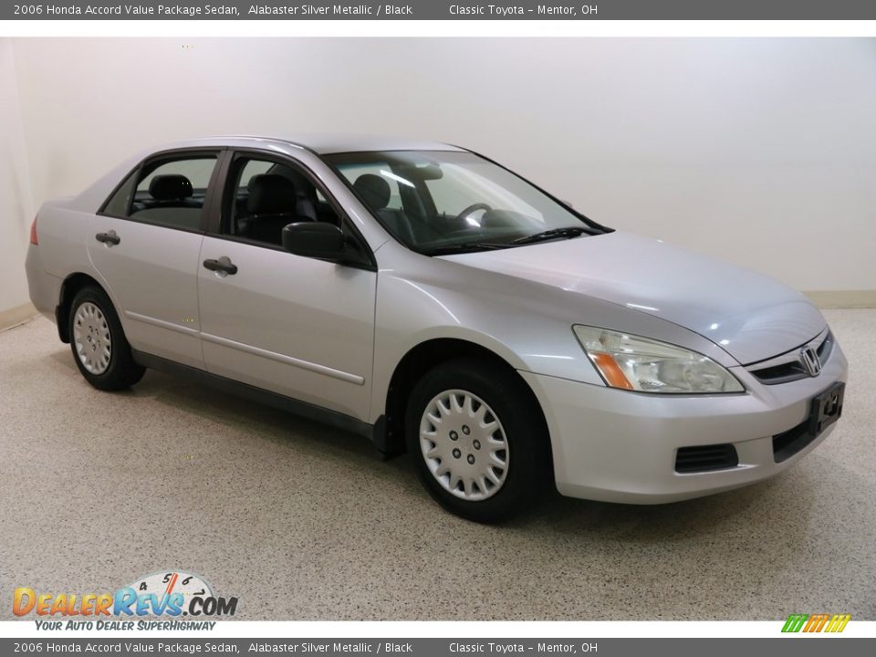 2006 Honda Accord Value Package Sedan Alabaster Silver Metallic / Black Photo #1