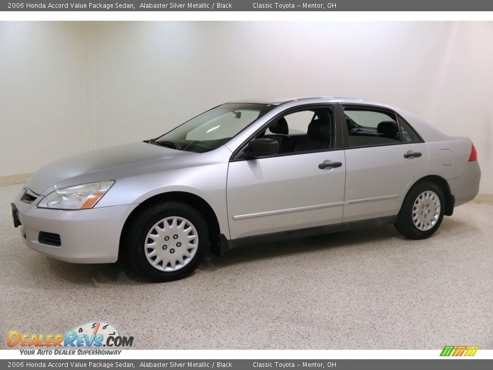 2006 Honda Accord Value Package Sedan Alabaster Silver Metallic / Black Photo #3