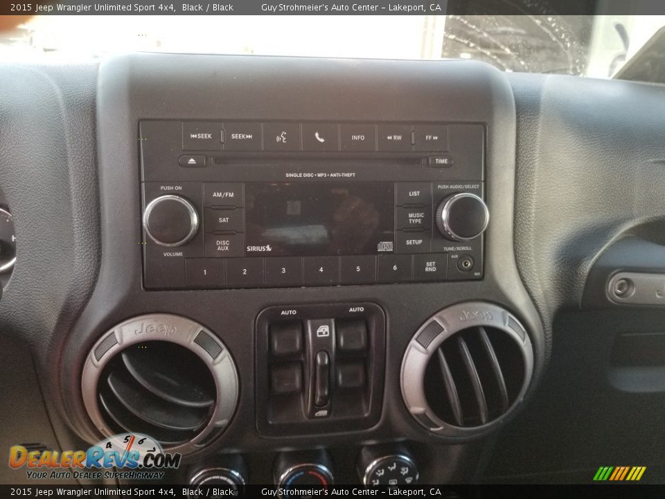 2015 Jeep Wrangler Unlimited Sport 4x4 Black / Black Photo #7
