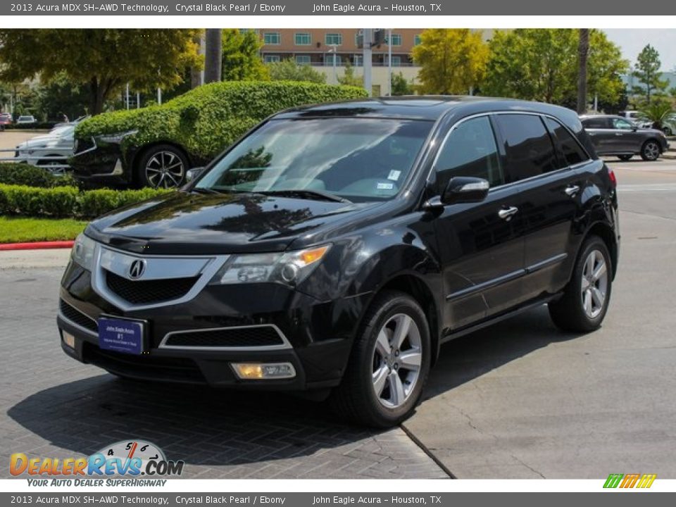 2013 Acura MDX SH-AWD Technology Crystal Black Pearl / Ebony Photo #3