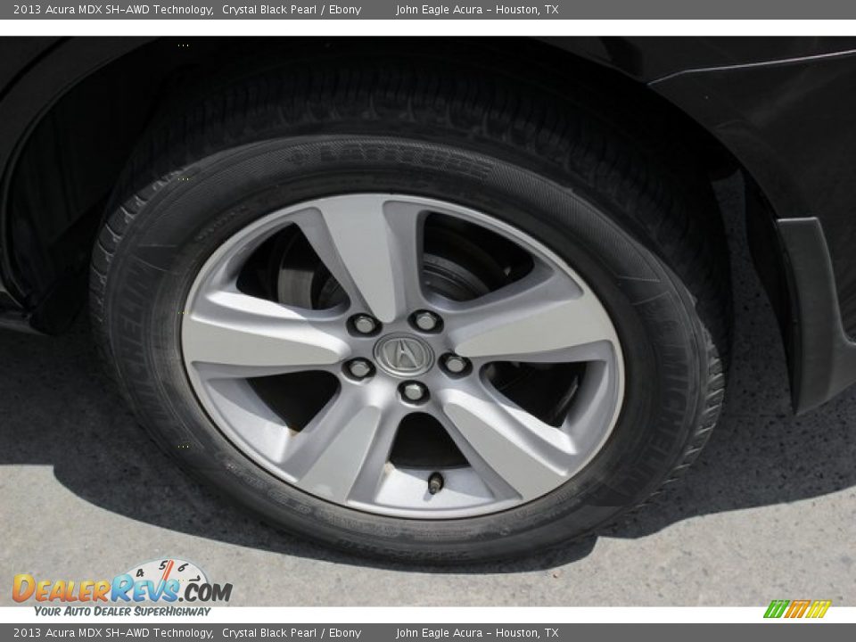 2013 Acura MDX SH-AWD Technology Crystal Black Pearl / Ebony Photo #12