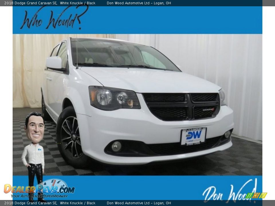 2018 Dodge Grand Caravan SE White Knuckle / Black Photo #1