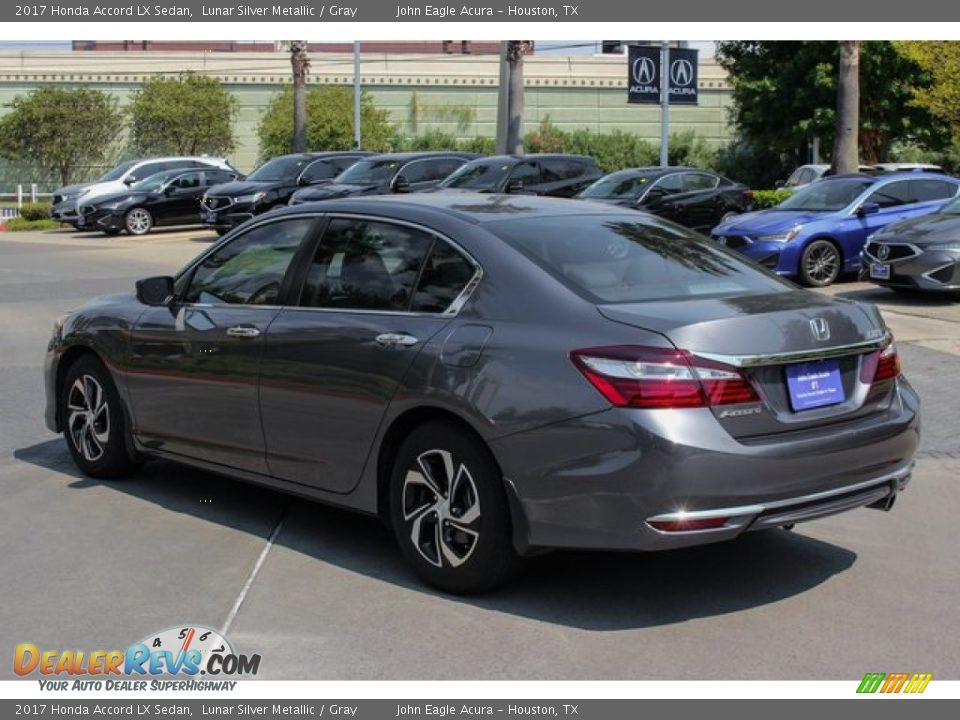 2017 Honda Accord LX Sedan Lunar Silver Metallic / Gray Photo #5