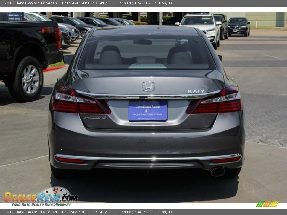 2017 Honda Accord LX Sedan Lunar Silver Metallic / Gray Photo #6