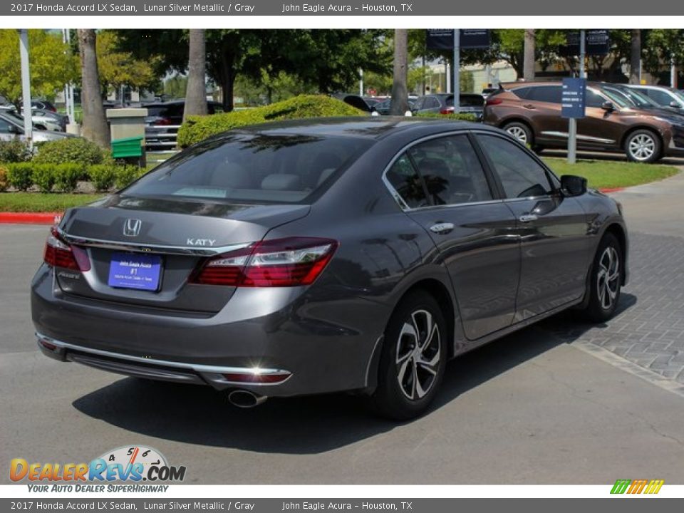 2017 Honda Accord LX Sedan Lunar Silver Metallic / Gray Photo #7