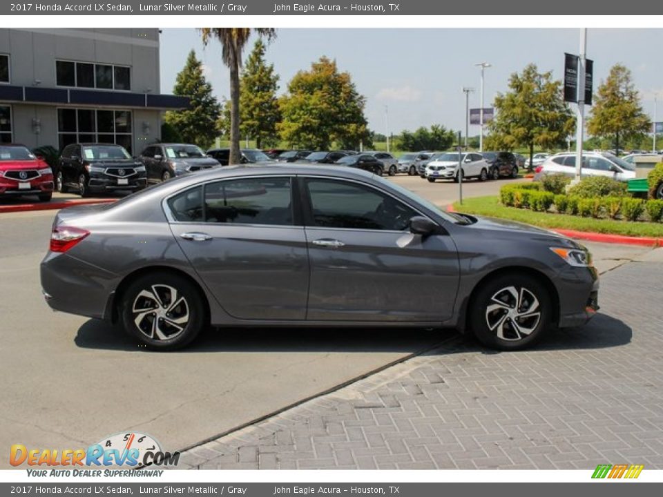 2017 Honda Accord LX Sedan Lunar Silver Metallic / Gray Photo #8