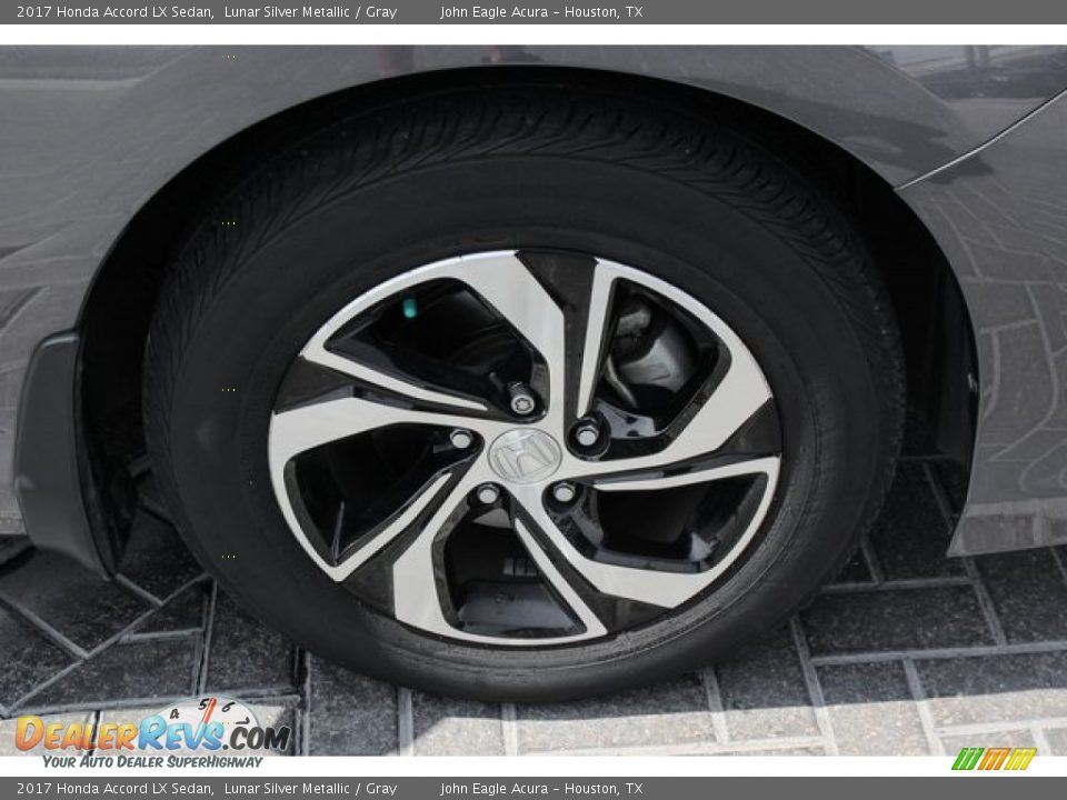 2017 Honda Accord LX Sedan Lunar Silver Metallic / Gray Photo #10