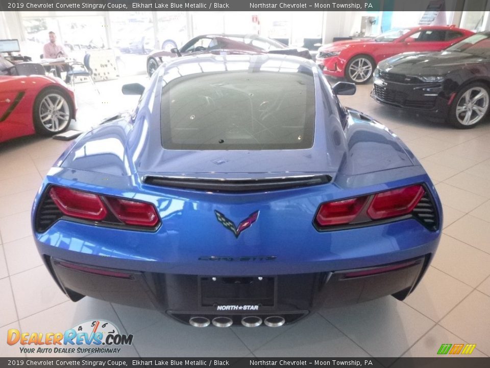 2019 Chevrolet Corvette Stingray Coupe Elkhart Lake Blue Metallic / Black Photo #6