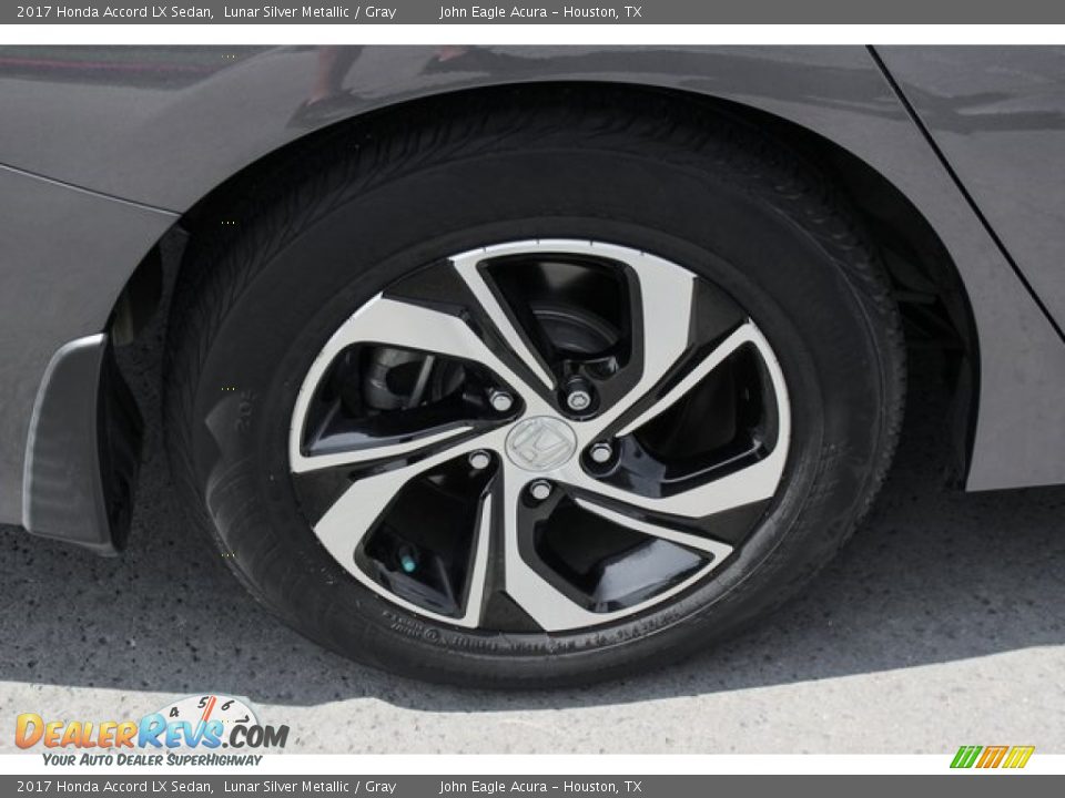 2017 Honda Accord LX Sedan Lunar Silver Metallic / Gray Photo #11
