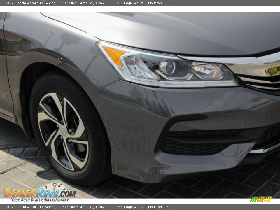 2017 Honda Accord LX Sedan Lunar Silver Metallic / Gray Photo #12