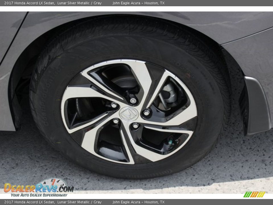 2017 Honda Accord LX Sedan Lunar Silver Metallic / Gray Photo #13