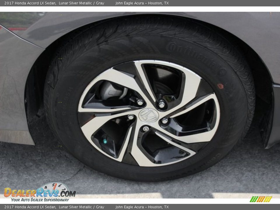 2017 Honda Accord LX Sedan Lunar Silver Metallic / Gray Photo #14