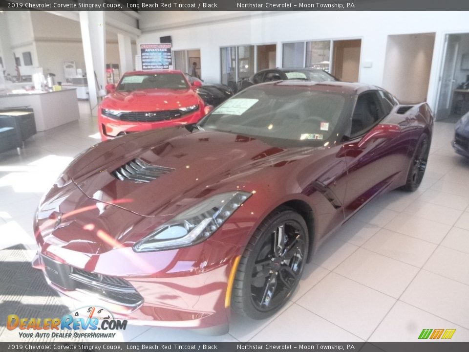 2019 Chevrolet Corvette Stingray Coupe Long Beach Red Tintcoat / Black Photo #1