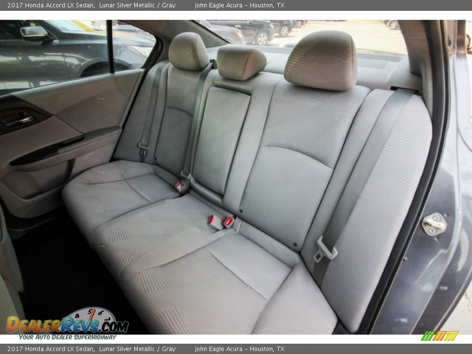 2017 Honda Accord LX Sedan Lunar Silver Metallic / Gray Photo #20