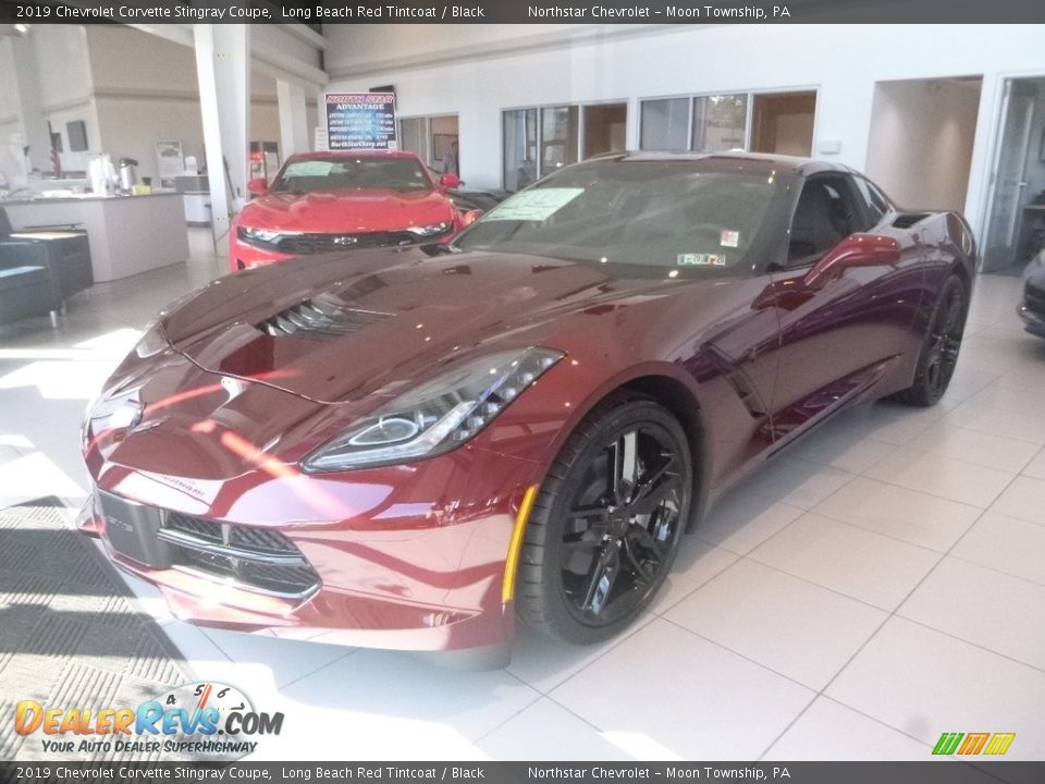 2019 Chevrolet Corvette Stingray Coupe Long Beach Red Tintcoat / Black Photo #2