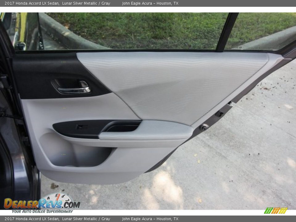 2017 Honda Accord LX Sedan Lunar Silver Metallic / Gray Photo #22