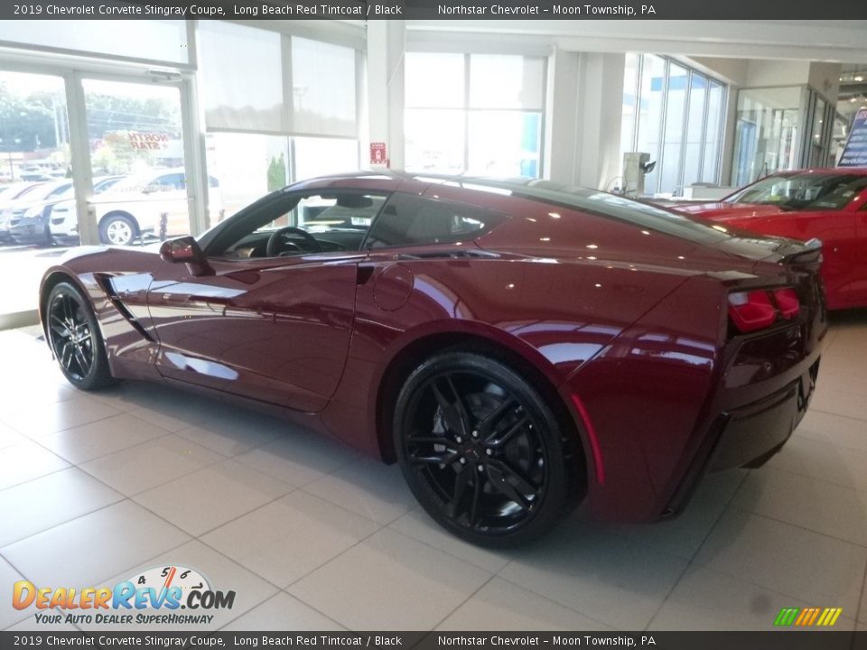 2019 Chevrolet Corvette Stingray Coupe Long Beach Red Tintcoat / Black Photo #4