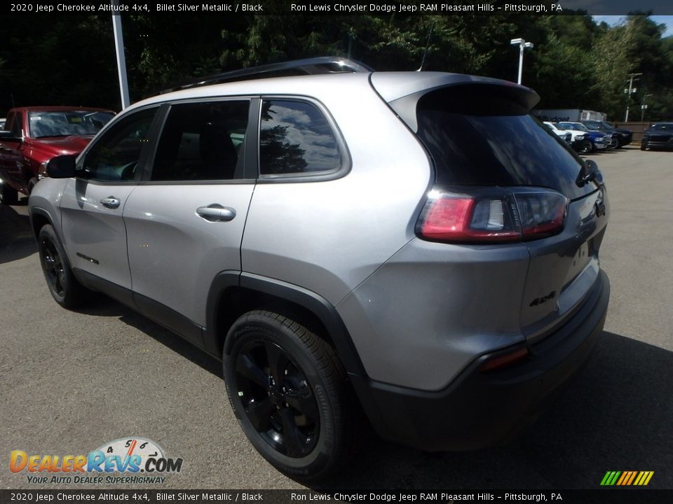 2020 Jeep Cherokee Altitude 4x4 Billet Silver Metallic / Black Photo #3