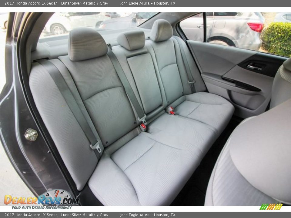 2017 Honda Accord LX Sedan Lunar Silver Metallic / Gray Photo #23