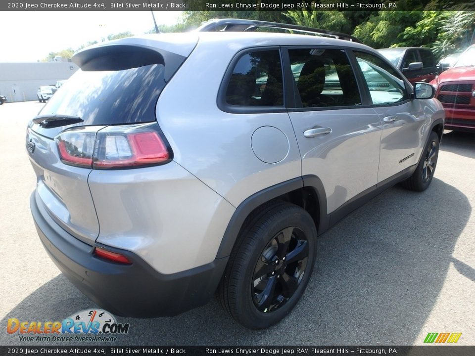 2020 Jeep Cherokee Altitude 4x4 Billet Silver Metallic / Black Photo #6