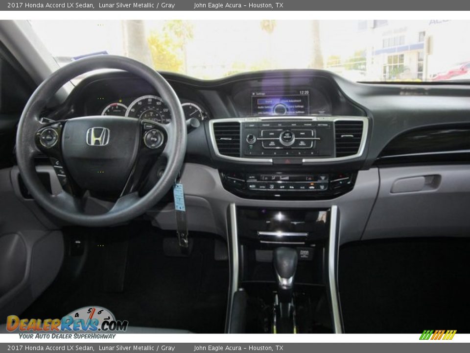 2017 Honda Accord LX Sedan Lunar Silver Metallic / Gray Photo #26