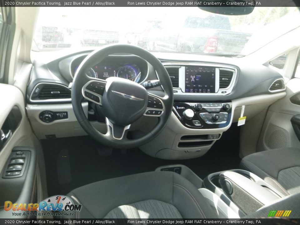 Alloy/Black Interior - 2020 Chrysler Pacifica Touring Photo #13