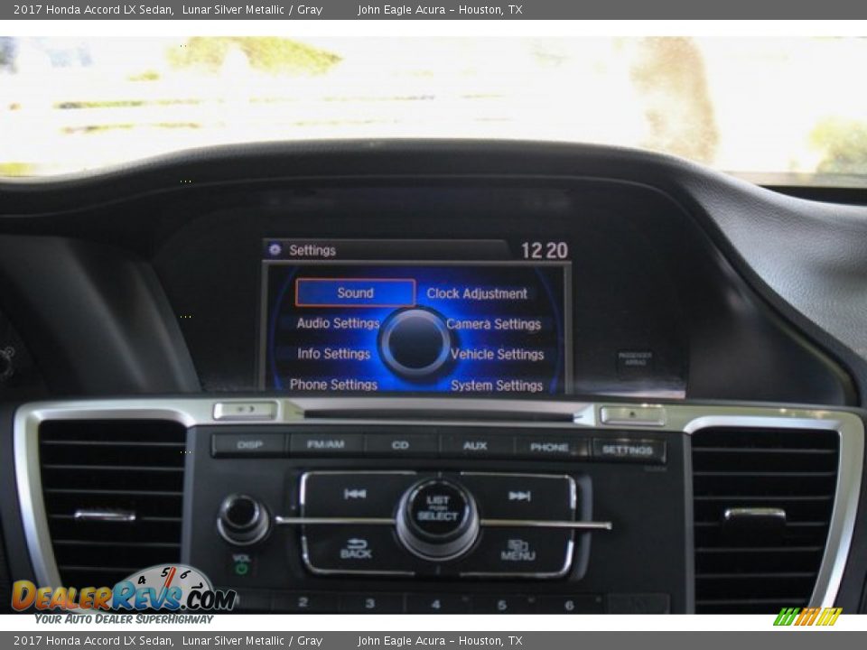 2017 Honda Accord LX Sedan Lunar Silver Metallic / Gray Photo #27
