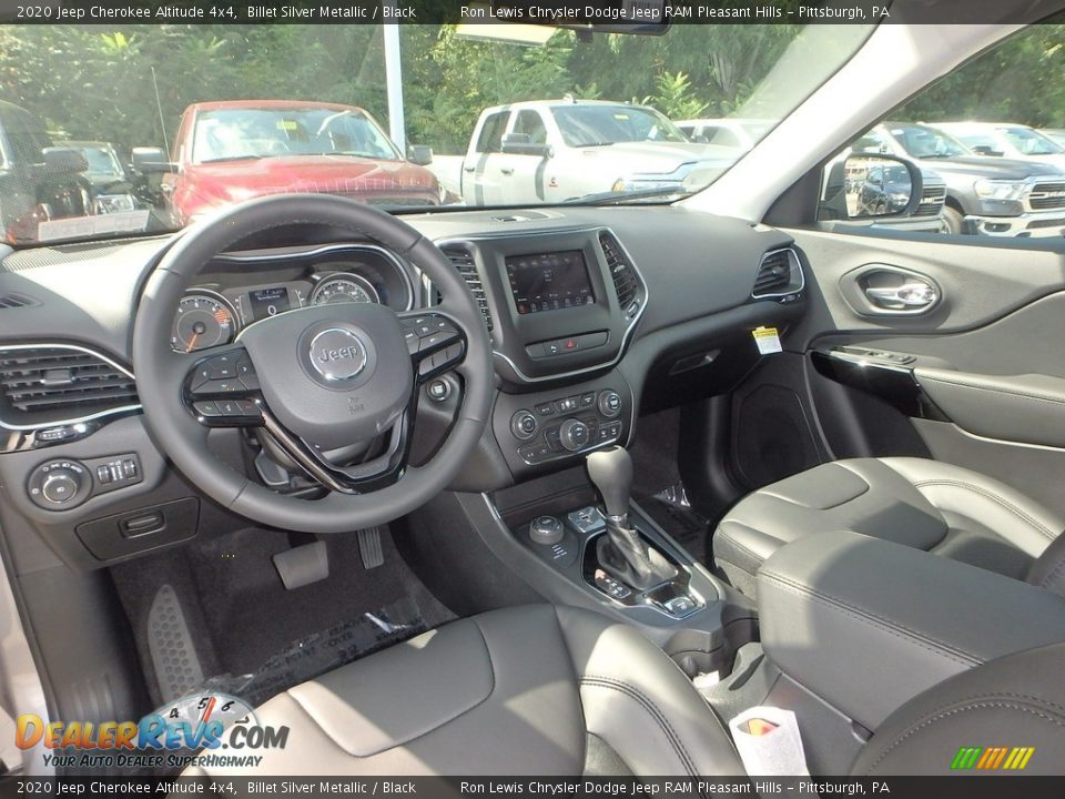 Black Interior - 2020 Jeep Cherokee Altitude 4x4 Photo #13